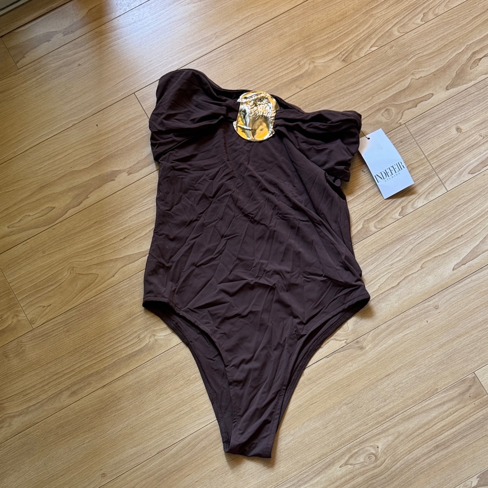 Brown Swimsuit